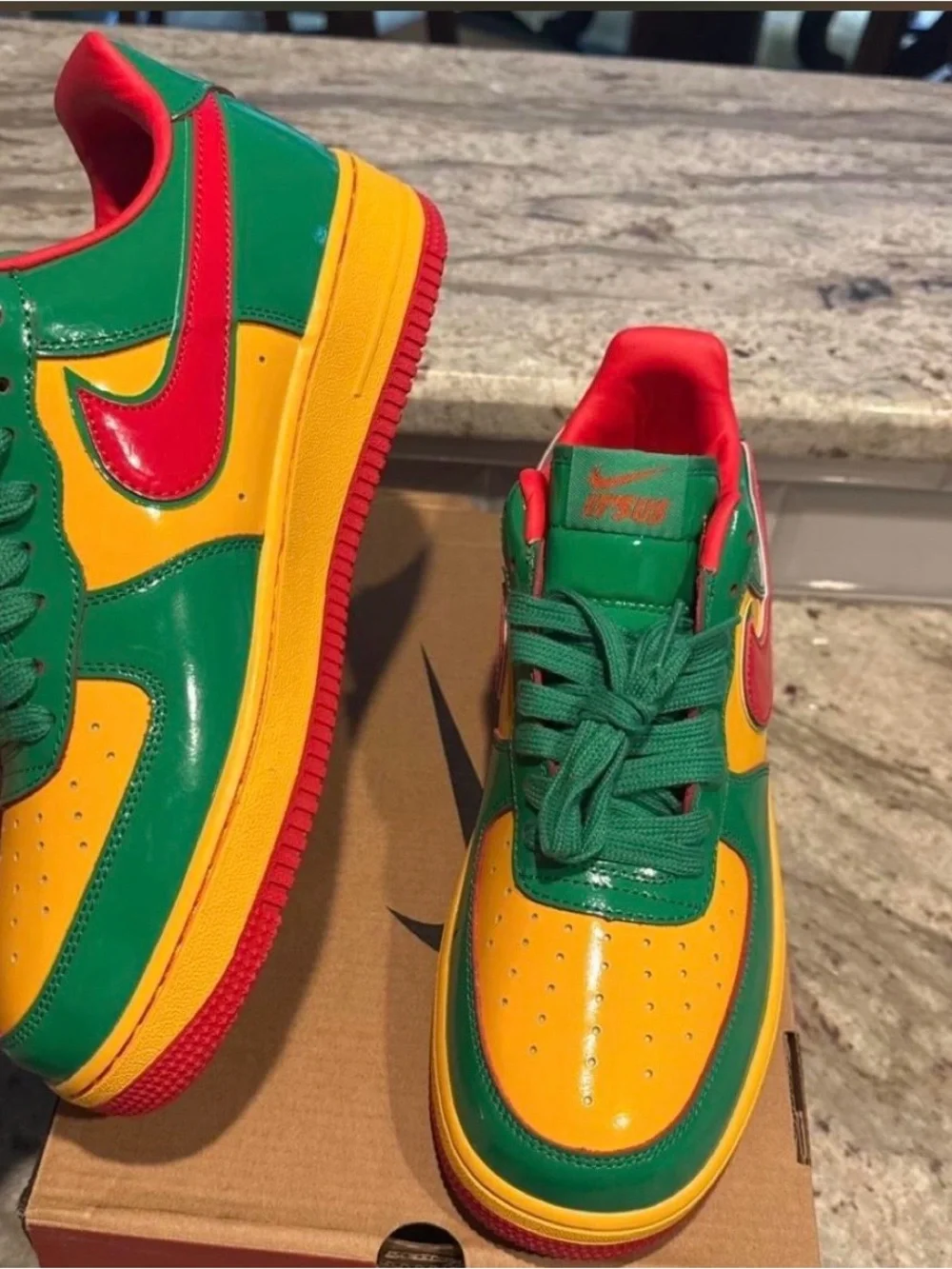 LIL YACHTY X AIR FORCE 1 LOW 'CONCRETE BOYS - LUCKY GREEN'